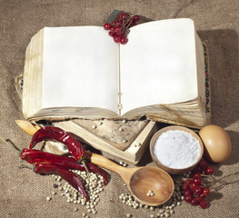 Wall Mural - Old tattered book