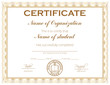 Certificate with 3 additional color variations on hidden layers