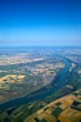 Luftaufnahme: Rhein bei Nackenheim a.R. (VG), Mainz im HG