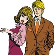 © Pakmor - ilustracion con una pareja de enamorados