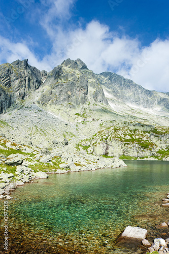 Board z aluminiowym obramowaniem Pięć spisów, wysokie tatry (vysoke tatry), słowacja