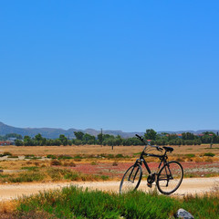 Wall Mural - Bike on the road (Kos island, Greece)