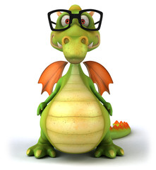 Sticker - Dragon et lunettes