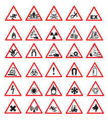 Wall Mural - Safety signs