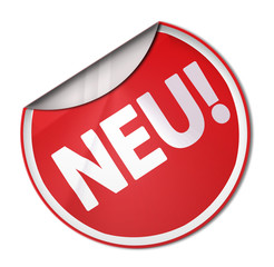 Neu Aufkleber II