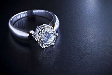 Two carat diamond engagement ring