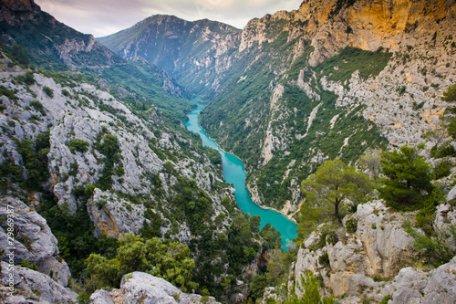 Tapeta ścienna Przełom Verdon, Prowansja, Francja