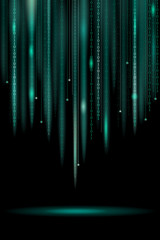 Wall Mural - abstract matrix computer background