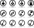 © Markov - Pictographs of people in circle