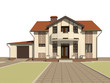 3D sketch of the house