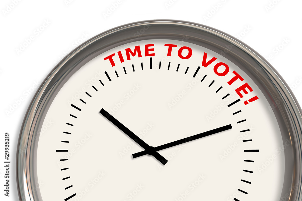 Stock-Illustration „Time to vote - Election time“ | Adobe Stock