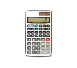 advance calculator isolated