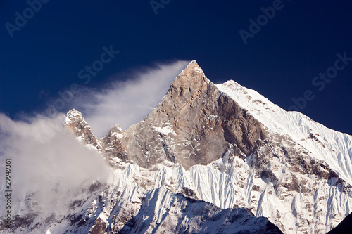 Plakat na papierze fotorealistycznym Machu puchare - fishtail