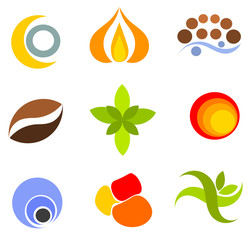 Canvas Print - Set of symbols