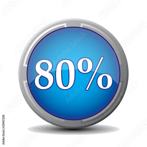 80 PERCENT ICON Stock Vector Adobe Stock 80-percent-icon-stock-vector-adobe-stock