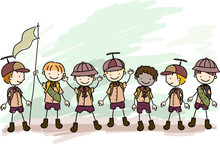 Boy Scouts Doodle