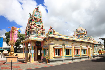 hindu temple in Mauritius capital city Port Louis