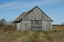 An Old Wooden Barn.
