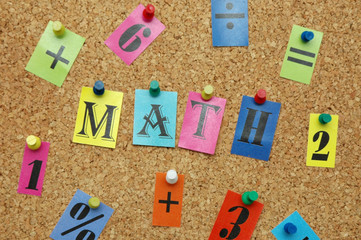 Wall Mural - Math