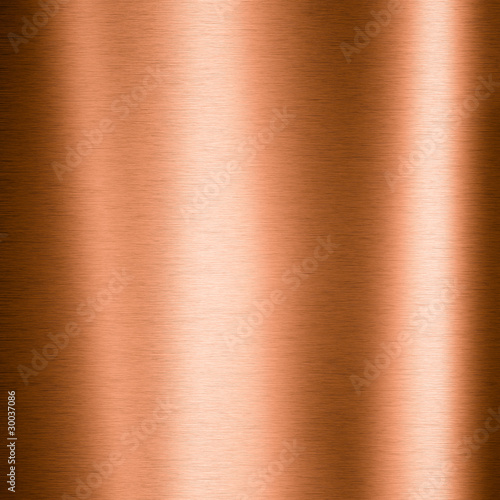Fotomural Brushed copper metallic sheet