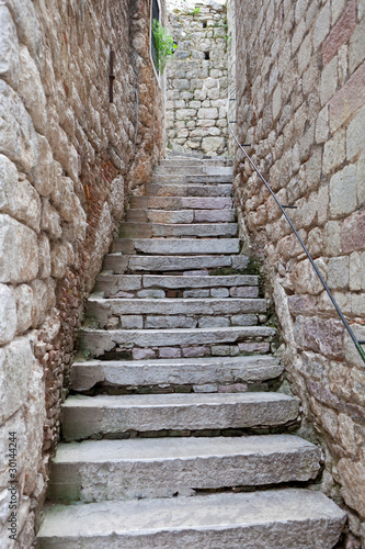 Obraz w ramie Old stone stairs