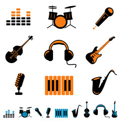 music icon set