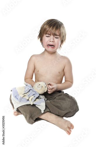Bebe Enfant Triste Pleur Pleure Larme Triste Tristesse Stock Photo Adobe Stock