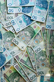 Fototapeta  - Polish zloty paper money
