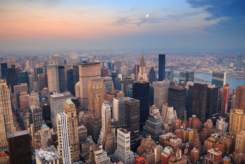 Wall Mural - New York City Manhattan skyline aerial view