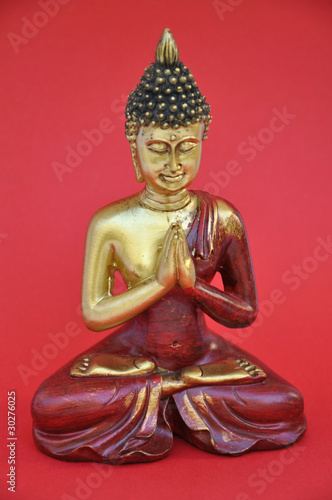 Obraz na płótnie canvas czteroczęściowy "tetraptyk" Betender buddha