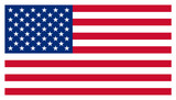 Fototapeta Tulipany - USA Stars and Stripes American Flag
