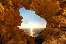 Sunset Into Grotto