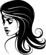 © ColorValley - glamour girl with black hairs