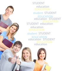 Wall Mural - students