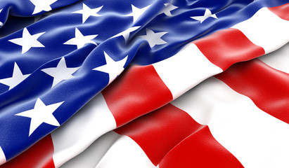 Wall Mural - USA flag