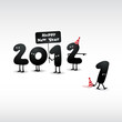 Funny 2012 New Year's Eve greeting card