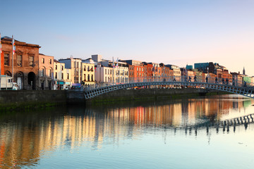 pedestrian bridge in Dublin