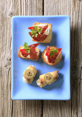 Canvas Print - Canapes