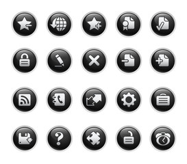 Wall Mural - web 2.0 icons