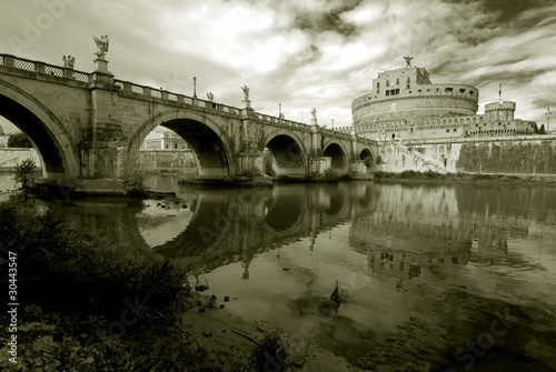 Board z aluminiowym obramowaniem Rzym, Castel Sant'Angelo