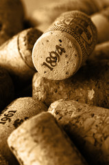 Wall Mural - Wine corks