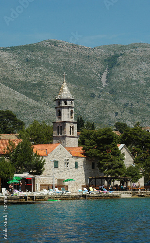 Plakat na papierze fotorealistycznym Kościół Notre-Dame-des-Neiges w Cavtat