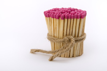 matches gathered into a tight bundle