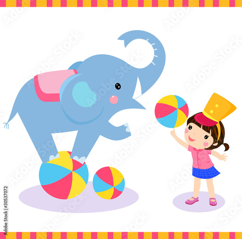 Obraz w ramie elephant