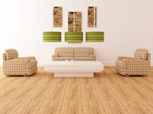 Design Interior Of Elegance Modern Living Room