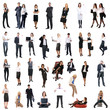 © Acronym - A collage of images with a lot of young business people