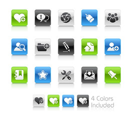 Wall Mural - internet & blog // the vector file includes 4 colors