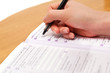 © rauf_ashrafov - female filling the form closeup