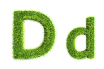 Wall Mural - Grass letters