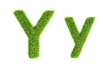 Wall Mural - Grass letters